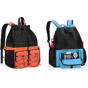 Fasrom 2 Pcs Sport Gym Backpack for Beach, Gym and Pool Sports