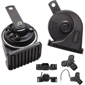 Car Horn for Ford, BANHAO 12V 125db High/Low Special Interface Auto Horn 12V Loud Dual Tone Electric Snail Horn Waterproof