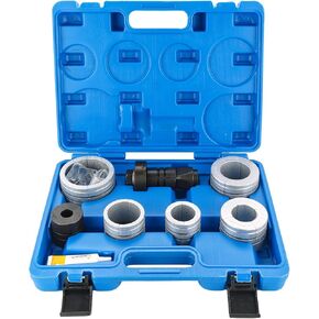 Exhaust Pipe Expander Stretcher Tool Set 1-5/8 to 4-1/4 Inches, 28mm Muffler Pipe Spreader Automotive Car Tool Kit for Tail Pipe Tube with Storage Case