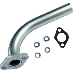 YAMAKATO Predator 212cc Exhaust Pipe for Predator NON-HEMI & HEMI 196cc 6.5hp Honda Gx160 Gx200 Coleman Ct200u-ex Bt200x Go Kart Engine Mini Bike Performance Parts