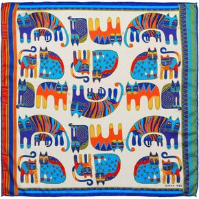 Patterned Hair Bandana for Women Men | Silk Appearance Face Mask, Square Scarf, Headband, Handkerchief, Neck Scarf