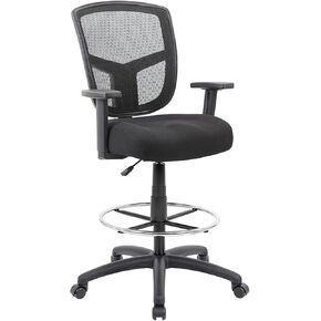 Boss Office Products (BOSXK) Drafting Stool, Black
