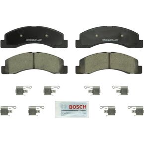 BOSCH BC824 QuietCast Premium Ceramic Disc Brake Pad Set - Compatible With Select Ford Excursion, F-250 Super Duty, F-350 Super Duty; FRONT