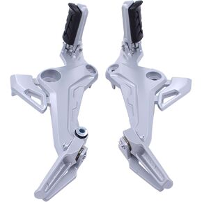 ApplianPar Left and Right Footrest Foot Pegs for Honda Grom 125 2017-2020