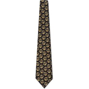 Scales of Justice Repeat Tie - Mens Law Ties