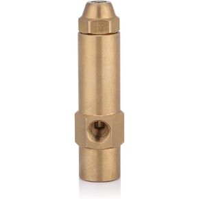 Oil Nozzle, Solid Brass Constructed Waste Fuel Nozzle Fuel with 2.0mm Bore Diameter for Waste Oil Animal and Vegetable Oils Alcohol Based Fuel System