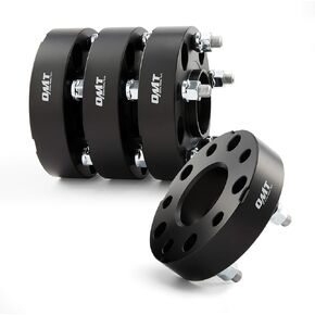 Orion Motor Tech 5x5 Wheel Spacers Compatible with Jeep Wrangler JK Grand Cherokee Commander, 1.5" Wheel Spacers with 1/2x20 Studs, 5x127 71.5 mm Hub Centric Wheel Spacer Kit, Set of 4, Black