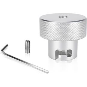 Knob for Harbor Freight Hydraulic Press, 3/8" Bottle Jack Valve Release Screw, Made of Excellent 6061 Aluminium