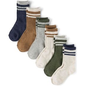 The Children's Place boys Crew Socks Variety Pack