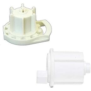R8-1 1/2" Roller Shade Clutch (R8C14W) and End Pin (REP53W) Set, in White