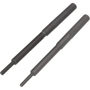 The Lord of the Tools 2 Pieces Engine Valve Guide Pilots Drift Punch Removal Repair Tool 5mm & 5.5mm for Motorcycle Remover Installer Tool (Dark Gray)