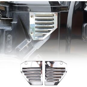 Hood Side Air Vent Trim Covers Fit for Hummer H2 2003-2009, Engine Side Air Vent Grilles Cover, Car Exterior Hood Side Air Vent Trim Cover (Sliver)