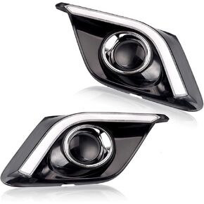 Daytime Running Light Assembly for Mazda 3 Axela 2014 2015 2016, 3 Color DRL Driving Fog Lamp Waterproof Bright Assembly Kit,1 Pair