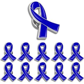 25/50/100/200Pack Multicolor Cause Awareness Ribbon Lapel Pin -Support Your Fundraiser Gifts