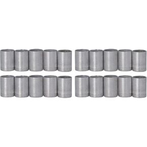 Air Conditioning Fitting Cover, 20 Pcs Air Conditioning Joint Cover Aluminum AC Hose Tube Connector Cover Pipe Fitting (1/2in)