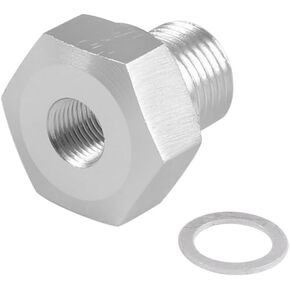 M16 x 1.5 to 1/8 NPT Oil Pressure Sensor Adapter for LS Engine Swap LS1 LSX LS3 Gauge for All GM LS Series Engines