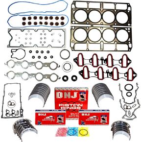 DNJ RRK3168 Engine Re-Ring Kit for 2002-2008 / Chevrolet/Express 2500/4.8L / OHV / V8 / Cu.294 / L59, LH6 / Vin 4, C