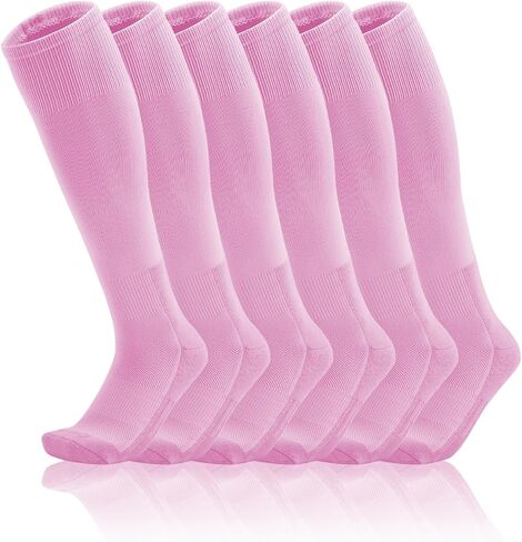 QBK 2T/3T/4T/5T Toddler To Youth Baseball/Softball Socks - Soccer T-Ball Team Sport Socks For Kids Boys And Girls(3 Pairs) in Saudi Arabia