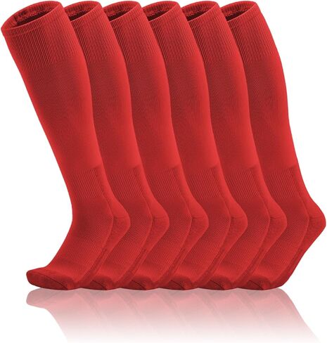 QBK 2T/3T/4T/5T Toddler To Youth Baseball/Softball Socks - Soccer T-Ball Team Sport Socks For Kids Boys And Girls(3 Pairs) in Saudi Arabia
