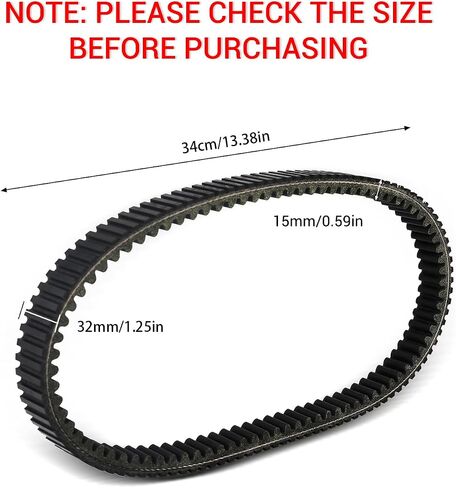 Drive Belt 3211180 Heavy Duty Compatible with Polaris Ranger 900 1000 XP XP4 3211196 3211148 3211142 3211149 3211172 in Saudi Arabia