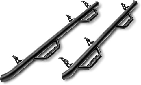 N-Fab Nerf Steps for Ford Excursion | Wheel-to-Wheel, Heavy Duty Steel, Textured Black | F0084E-TX | Fits 2000-2009 Ford Excursion SUV 4 Door, SRW Gas / Diesel in Saudi Arabia