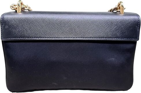 حقيبة برادا صغيرة من جلد سافيانو باللون الأسود مع حقيبة كروس بسلسلة ذهبية in Kuwait