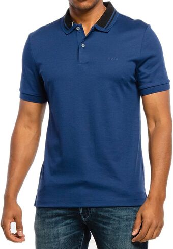 BOSS Hugo Mens Phillipson 95_99 Polo Shirt Cotton Pique Slim Fit in Saudi Arabia