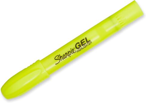 SHARPIE 1780478 Accent Gel Highlighter, Fluorescent Yellow, 12-Pack in Saudi Arabia