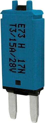 Mini ATM Manual Reset 15 Amp Circuit Breaker Fuse for Automotive Marine RV Car Truck Audio Battery Protection (T3) Manual Reset (15A, 1 Pack) in Saudi Arabia