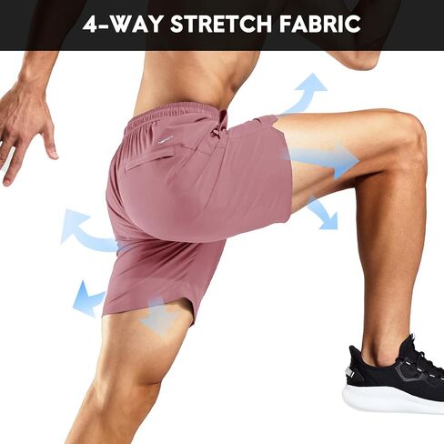 Haimont Athletic Running Shorts 5 Inch Men Dry Fit Lightweight Shorts with Pockets No Liner, Quick Dry in Saudi Arabia