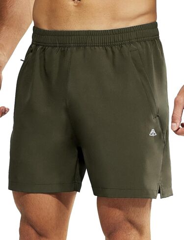 Haimont Athletic Running Shorts 5 Inch Men Dry Fit Lightweight Shorts with Pockets No Liner, Quick Dry in Saudi Arabia