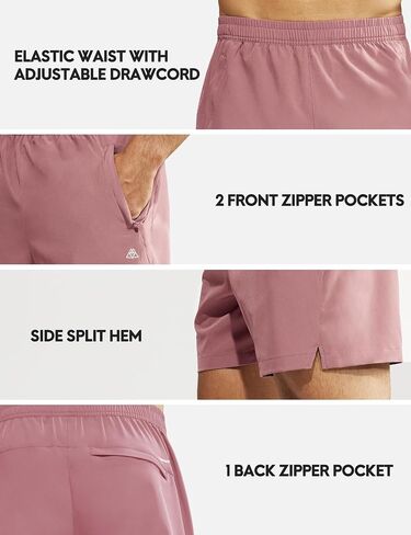 Haimont Athletic Running Shorts 5 Inch Men Dry Fit Lightweight Shorts with Pockets No Liner, Quick Dry in Saudi Arabia