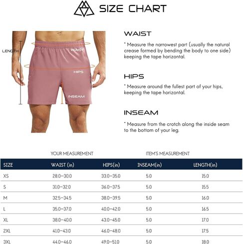 Haimont Athletic Running Shorts 5 Inch Men Dry Fit Lightweight Shorts with Pockets No Liner, Quick Dry in Saudi Arabia