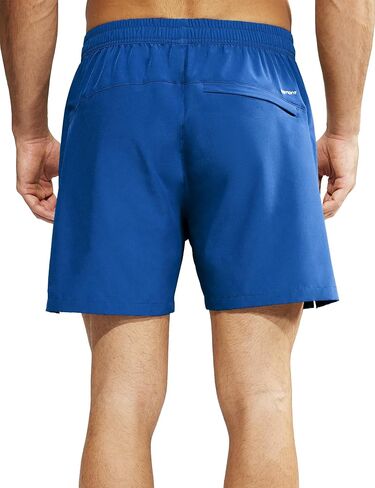 شورت رياضي للجري من Haimont مقاس 5 بوصات للرجال، شورت خفيف الوزن مناسب للجفاف مع جيوب بدون بطانة، سريع الجفاف in Kuwait