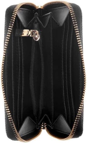 GUESS Laurel Medium Zip Around Wallet, Black in Kuwait