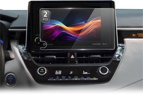 CDEFG for 2023 2024 Toyota Corolla Cross Screen Protector (L -LE-SE-Nightshade-XSE-Hybrid LE-Hybrid SE-Hybrid Nightshade-Hybrid XLE) 8 بوصة شاشة لمس راديو معلومات ترفيهية لعام 2023 2024 غطاء عرض ملحقات تويوتا كورولا (8 بوصة مقسى زجاج in Kuwait