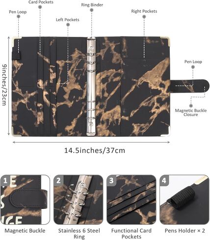 100 Envelopes Money Saving Challenge Binder - A5 Money Saving Budget Binder Easy and Fun Way to Save $5,050 Savings Challenges Book with Envelopes (Black) in Saudi Arabia