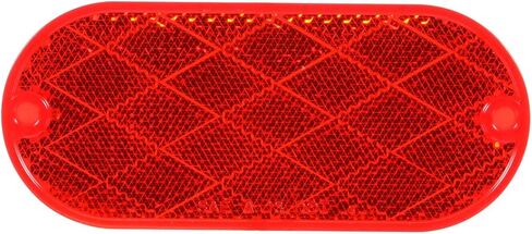Truck-Lite 98001R Red Reflector (Oval, Red, Reflector, 2 Screw Or Adhesive Mount) in Saudi Arabia