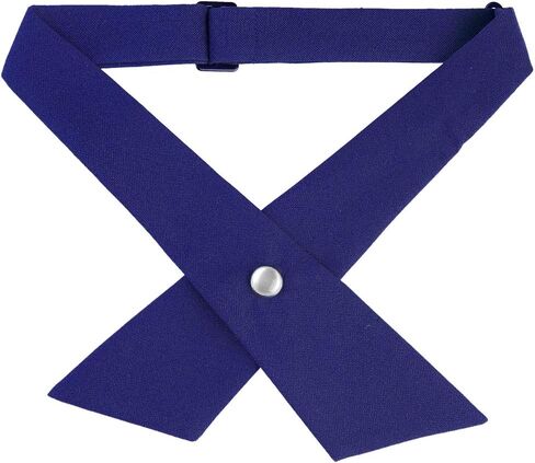 Men's Womens Solid Color Criss-Cross Bow Ties Adjustable Neck Tie for Uniform School in Saudi Arabia