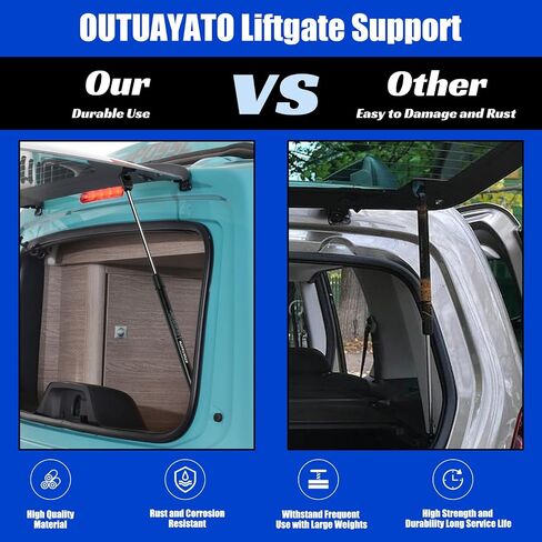 Replacement for 2008-2012 Ford Escape, Mazda Tribute, Mercury Mariner Rear Window Lift Supports Struts Shocks OEM# 6260 SG304099 OTUAYAUTO Premium Rear Glass Struts Window Props(Set of 2) in Saudi Arabia