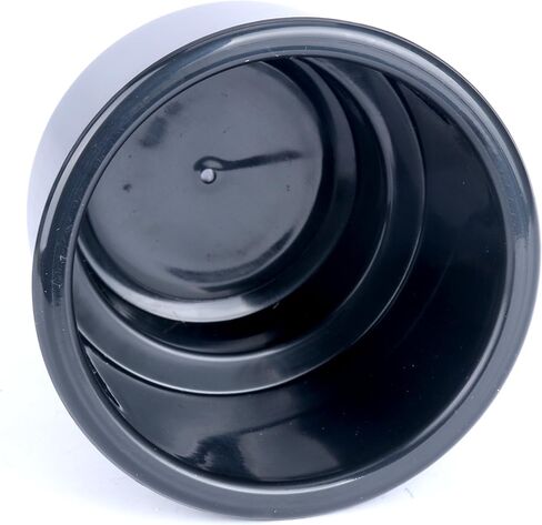 Amarine-made (Set of 3) Black Recessed Plastic Cup Drink Can Holder with Drain for Boat Car Marine Rv - Black in Saudi Arabia