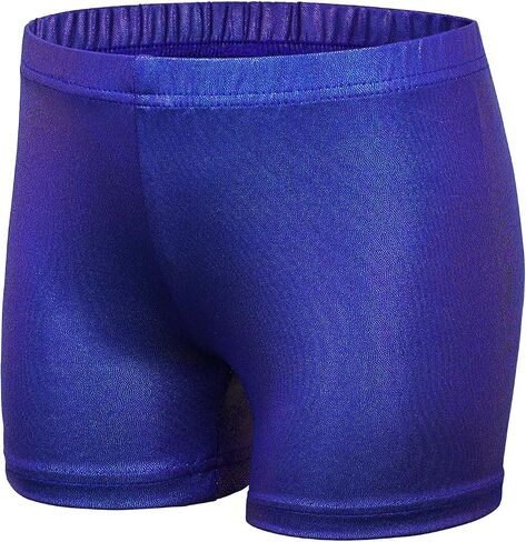 شورت XFGIRLS Little Big Girls Sparkle Dance Black Tumbling Shorts قيعان الجمباز الرياضية للأطفال الصغار in Kuwait
