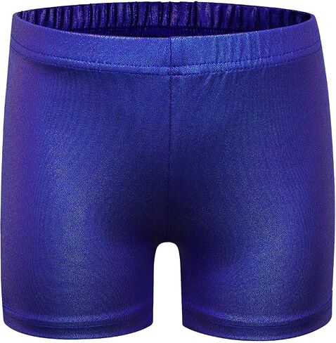 شورت XFGIRLS Little Big Girls Sparkle Dance Black Tumbling Shorts قيعان الجمباز الرياضية للأطفال الصغار in Kuwait