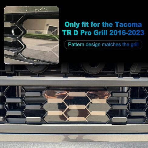 غطاء مستشعر الشواية لـ 2016-2023 تاكوما TSS مستشعر مقبلات غطاء الطبق TR D Pro مصبغة إدراج لملحقات الجيل الثالث تاكوما in Kuwait