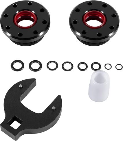 Hydraulic Steering Cylinder Seal Kit with Pin Wrench & O-Ring Kit for Seastar Front Mount Hydraulic Steering System, Compatible with HS5157, HS5167, HC5340, HC5341, HC5342, HC5343, HC5344, and More in Saudi Arabia