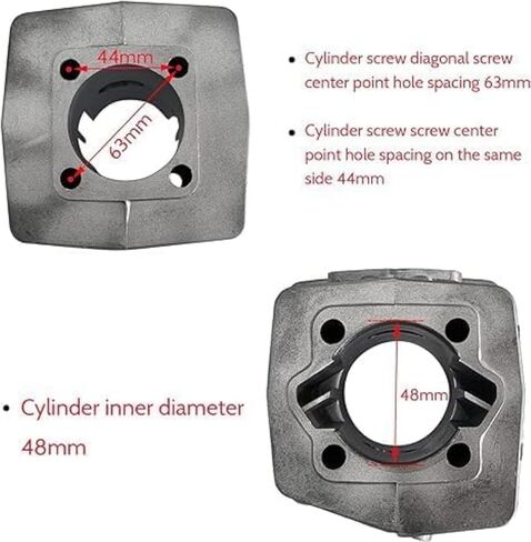 جسم الأسطوانة CDHPOWER LD90 - أسطوانة مطورة من PK80cc (التجويف 48 مم) in Kuwait