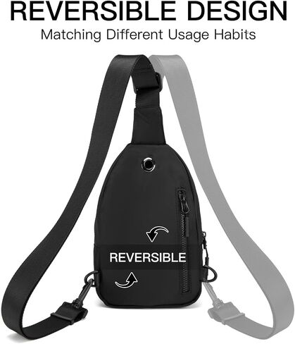 Small Sling Bag Crossbody Bag for Women with 4 Pockets Cross Body Fanny Pack Womens Chest Bag for Outdoors Traveling in Saudi Arabia