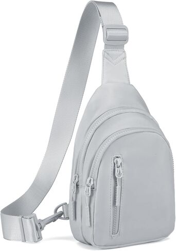 Small Sling Bag Crossbody Bag for Women with 4 Pockets Cross Body Fanny Pack Womens Chest Bag for Outdoors Traveling in Saudi Arabia