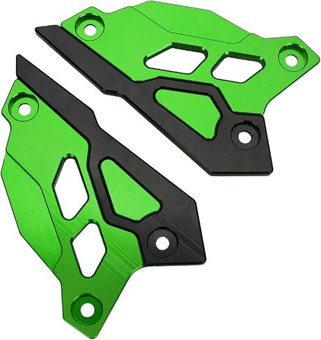 Motorcycle Rear Pedal Guard Heel Plate Set Left Right Heel Protector Guards Compatible with Z900 2017-2024 Z900 ABS 2020-2024 Z900SE 2022-2024 Green in Saudi Arabia