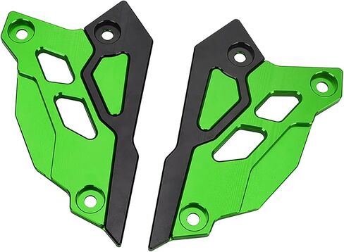 Motorcycle Rear Pedal Guard Heel Plate Set Left Right Heel Protector Guards Compatible with Z900 2017-2024 Z900 ABS 2020-2024 Z900SE 2022-2024 Green in Saudi Arabia